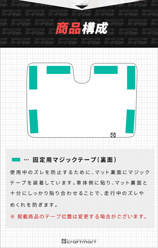 ダイハツハイゼットトラックジャンボガードマットヒューズボック
