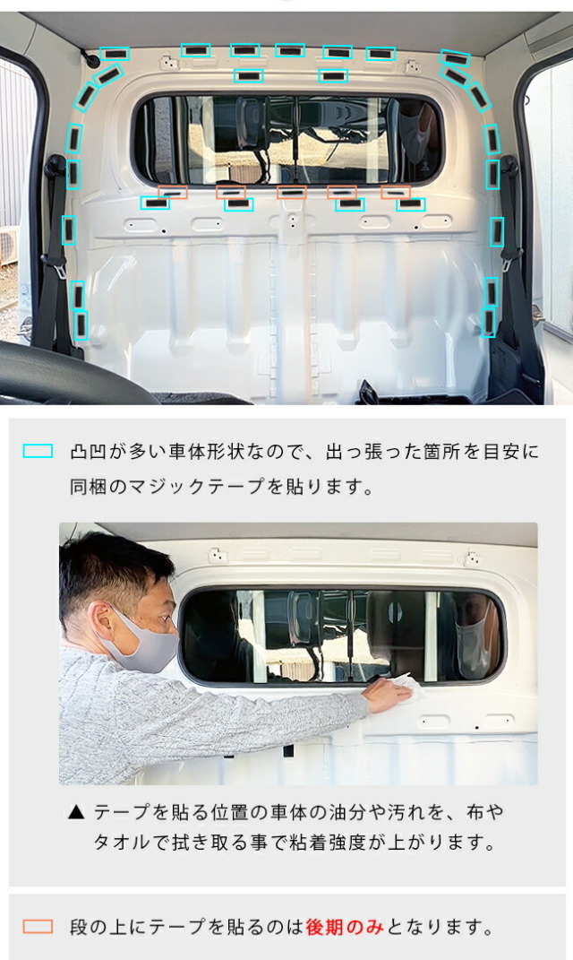 スバルサンバートラックガードマットキックガードキャビン背面用