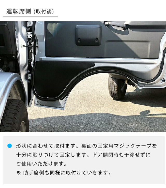 スバルサンバートラックグランドキャブガードマットキックガード