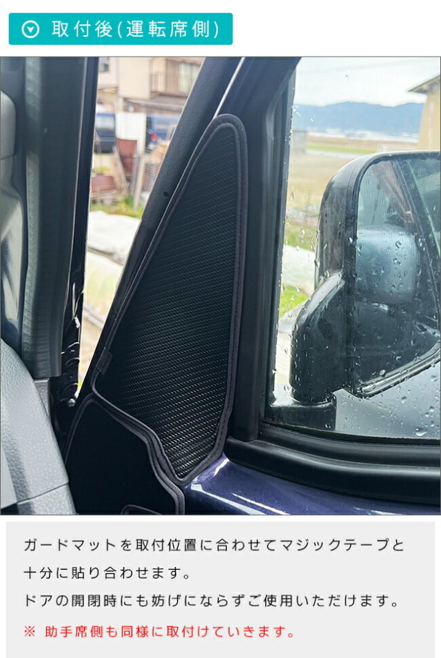 ダイハツハイゼットトラックS510PS500Pガードマットドアトリム側