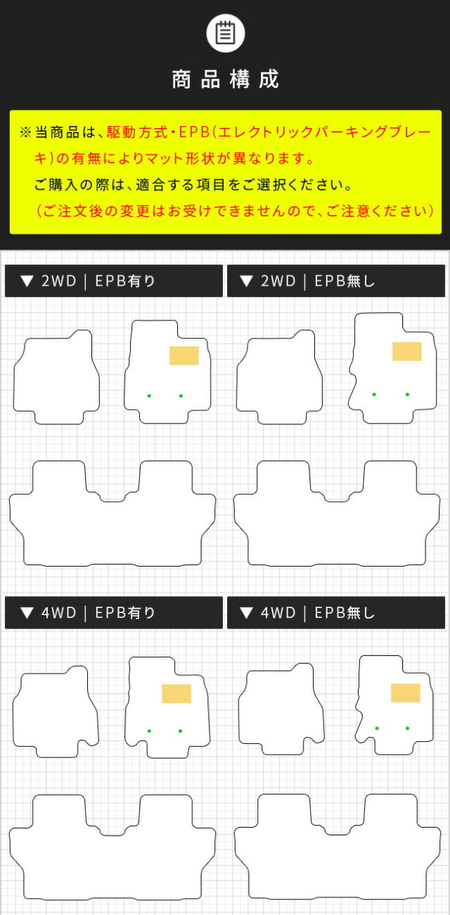 ダイハツ新型ムーブフロアマットDXシリーズGT系専用アクセサリー