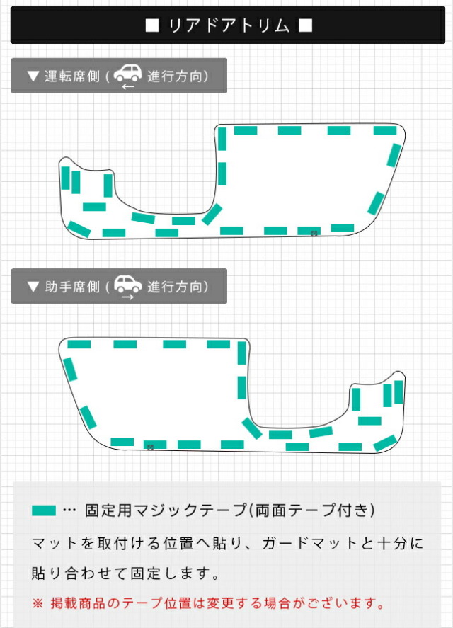 ホンダ新型フリードGT系ガードマットキックガードフロントドアト