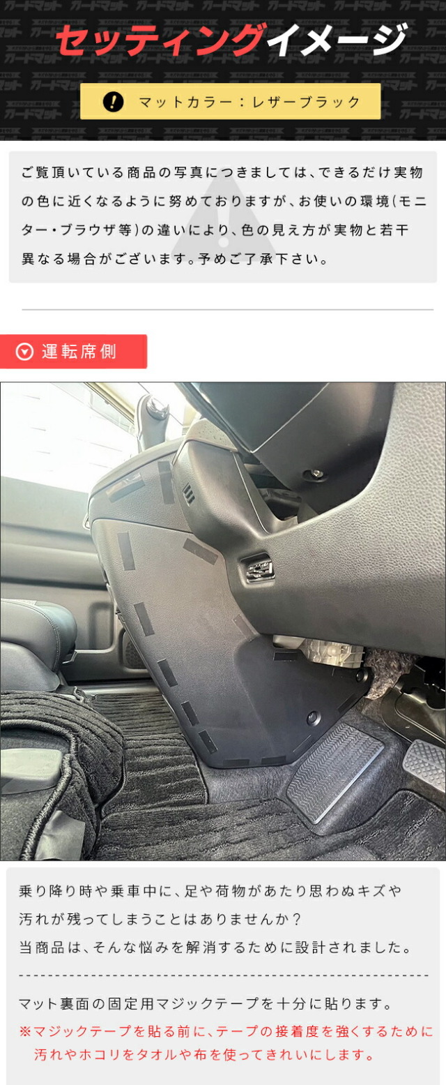 ホンダ新型フリードGT系ガードマットキックガードフロントパネル