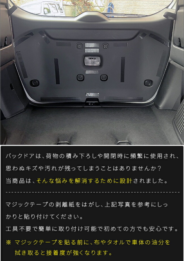 ホンダフリードGT系ガードマットバックドアトリム用1枚6人乗りHV
