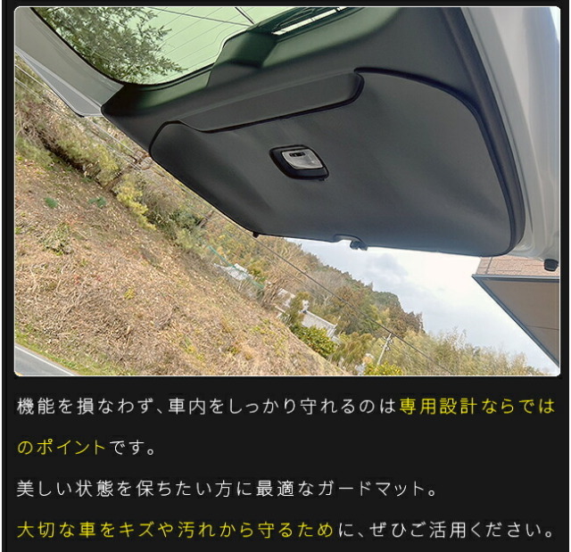 ホンダフリードGT系ガードマットバックドアトリム用1枚6人乗りHV