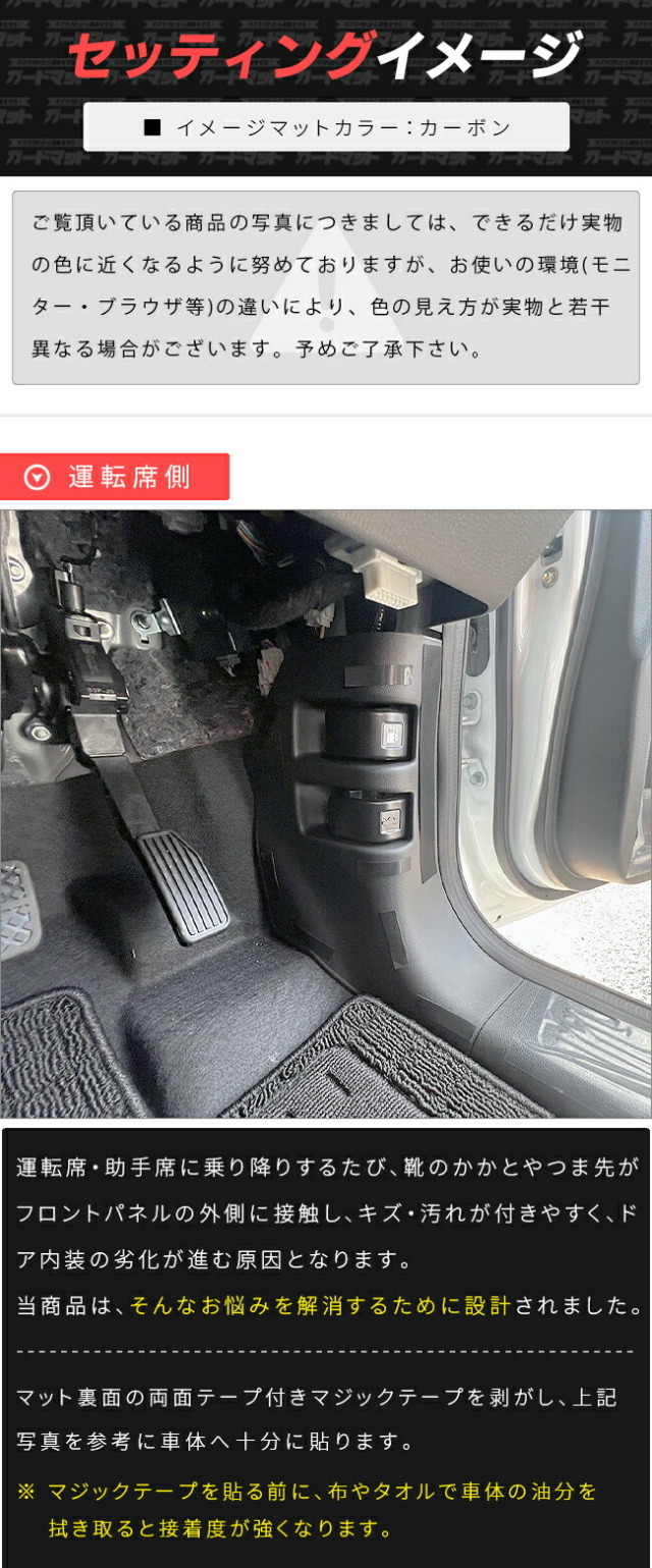 ホンダ新型フリードGT系ガードマットキックガードフロントパネル