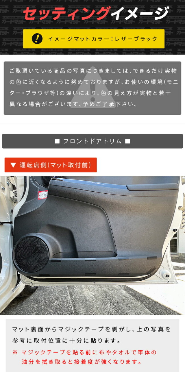 ホンダエヌワンJG3JG4ガードマットキックガードフロントドアトリ