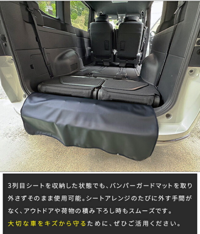 ホンダステップワゴンバンパーガードマットキックガードRP6RP7RP