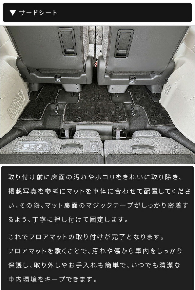 ホンダステップワゴンRP6RP7RP8フロアマットラゲッジマットセットSTシ