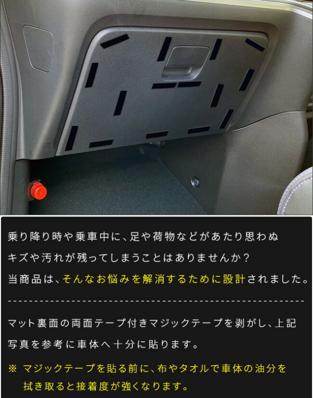 ホンダステップワゴンガードマットキックガードグローブボックス
