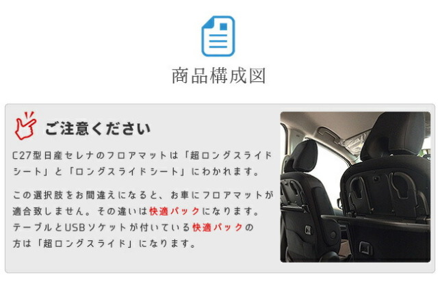 日産C27セレナe-POWERフロアマット+ステップマット+ラゲッジマッ