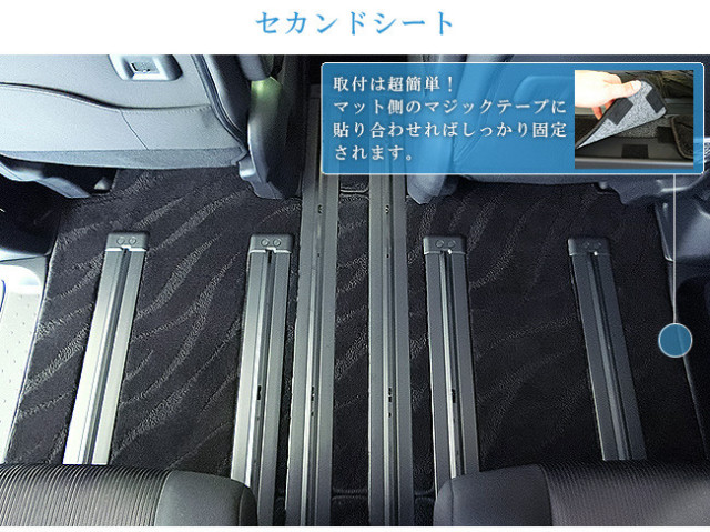 日産C27セレナe-POWERフロアマット+ステップマット+ラゲッジマッ