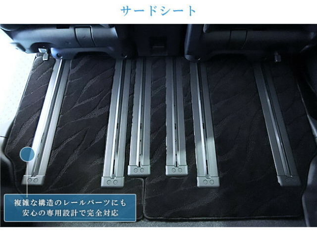 日産C27セレナe-POWERフロアマット+ステップマット+ラゲッジマッ