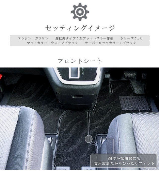 日産C27セレナイーパワーe-POWERフロアマット+ステップマット+ラ