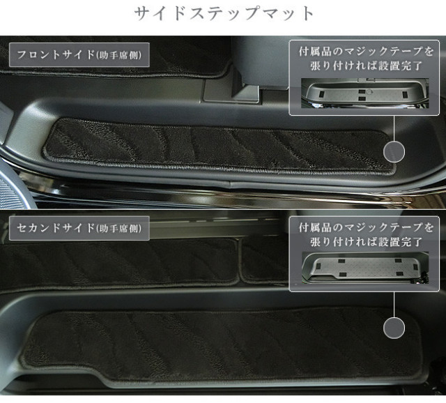 日産C27セレナイーパワーe-POWERフロアマット+ステップマット+ラ