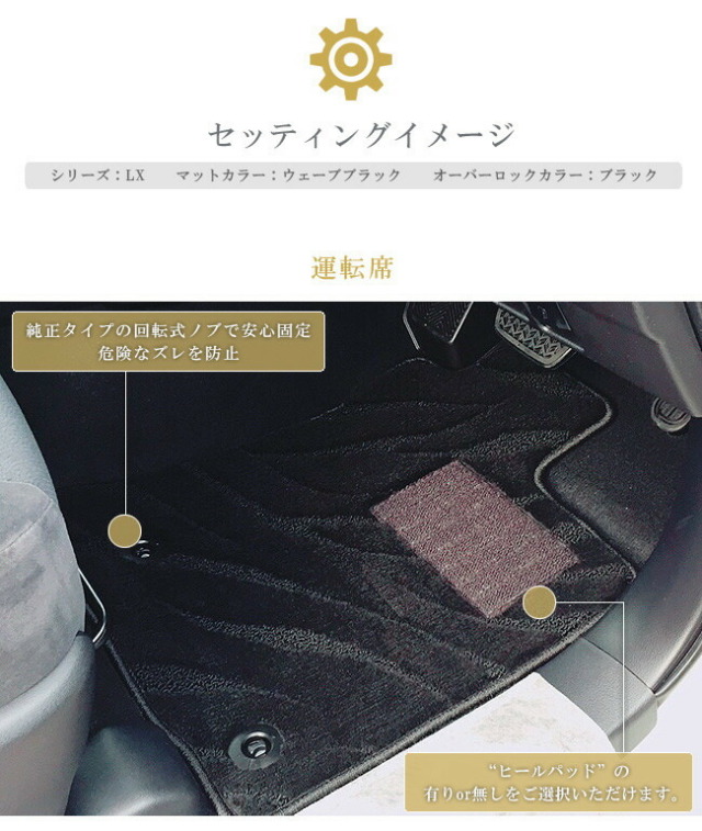 トヨタ 150系 ランドクルーザー プラド フロアマット セット PMマット
