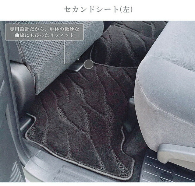 トヨタ 150系 ランドクルーザープラド フロアマット セット LXマット 5
