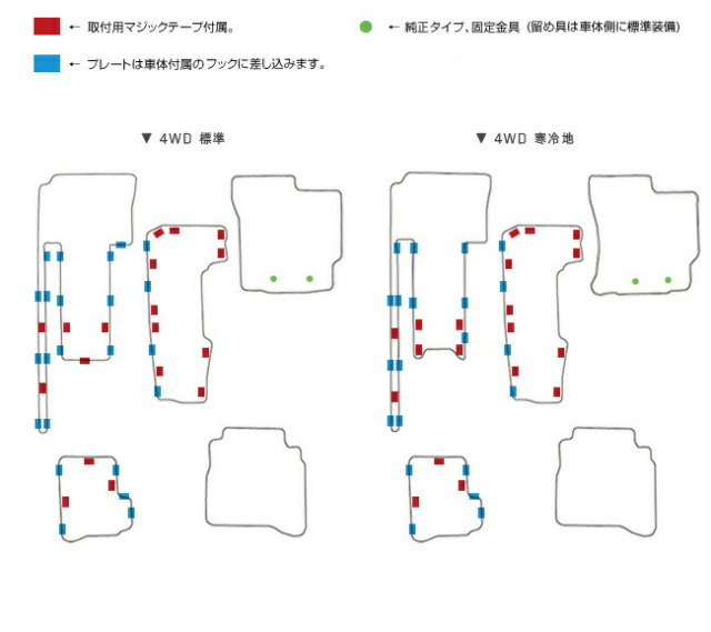トヨタスペイドポルテフロアマットSTDマットNSP141NCP145車1台分