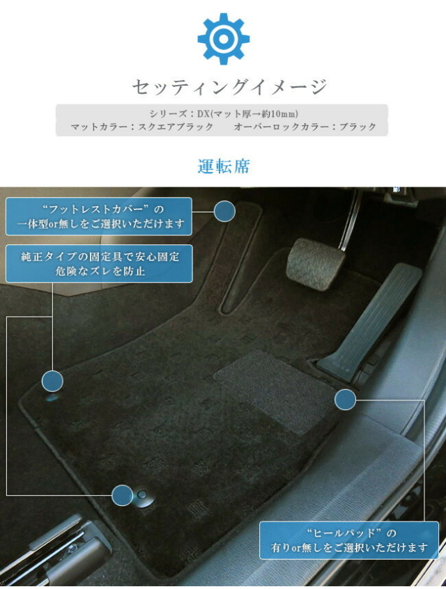 マツダデミオフロアマットSTDマットDJ系車1台分フロアマット純正