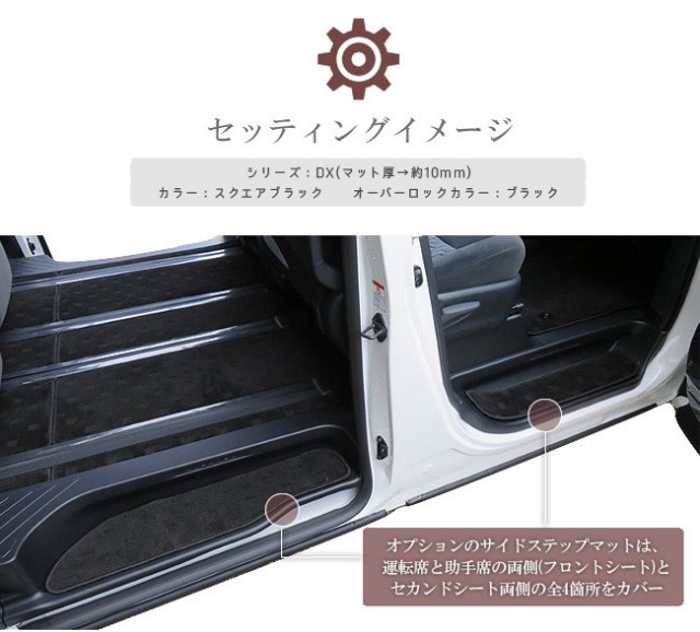 ヴェルファイアサイドステップマット30系DXシリーズトヨタ専用車