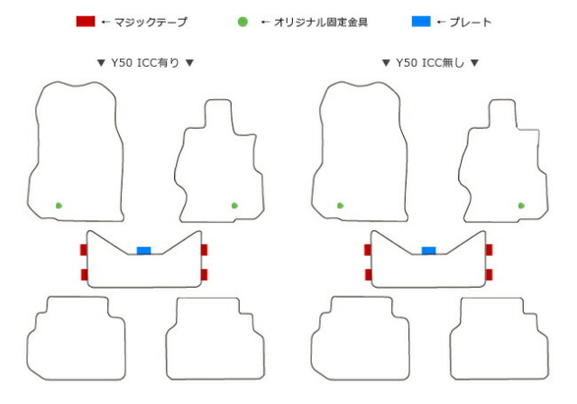 フーガフロアマットLXマットFUGA車1台分フロアマット純正TYPE日産