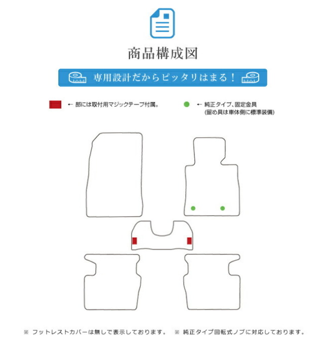 マツダデミオフロアマットSTDマットDJ系車1台分フロアマット純正