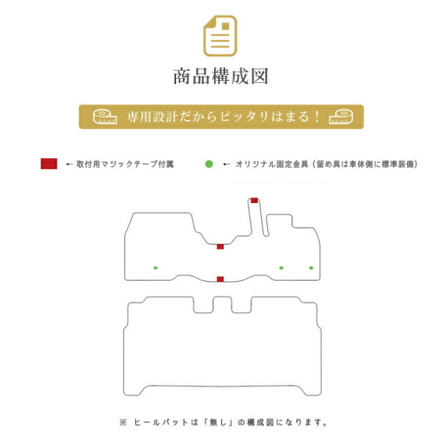 三菱eKワゴンekクロスフロアマットPMマット車1台分フロアマット純