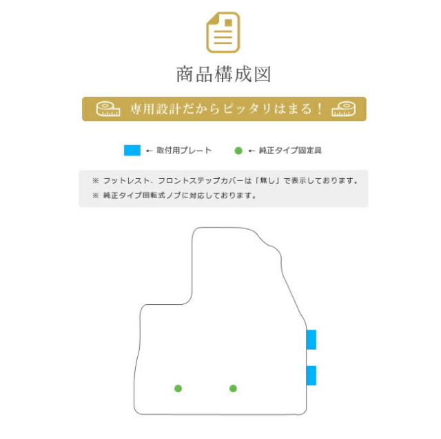 トヨタエスクァイア80系フロアマット運転席PMシリーズPMマットH2