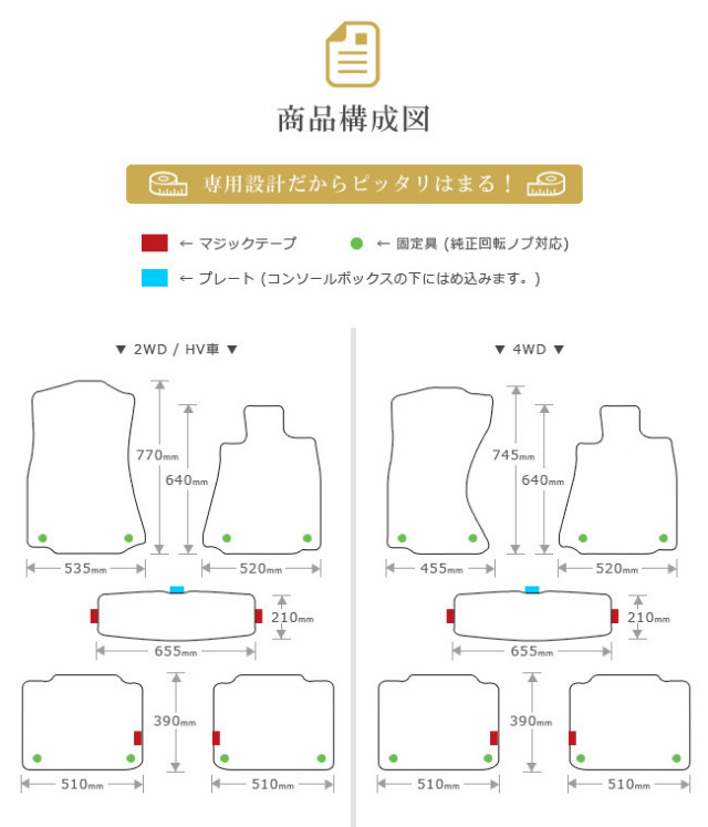 レクサスGSフロアマットPMマット10系車1台分フロアマット内装カス