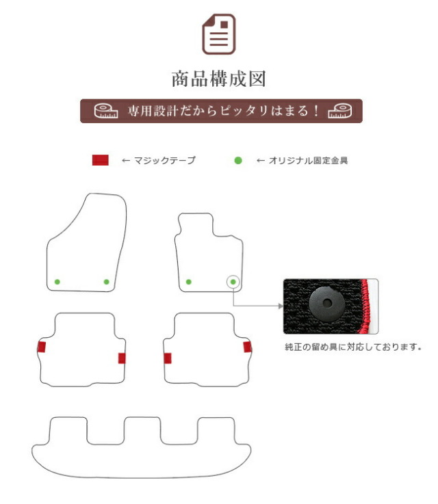 フォルクスワーゲンシャランフロアマットDXマットカーマットVolk