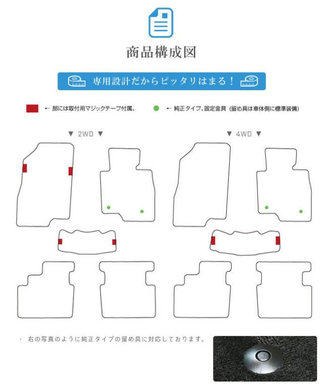 マツダアテンザワゴンフロアマットGJ系スタンダードシリーズSTDマ