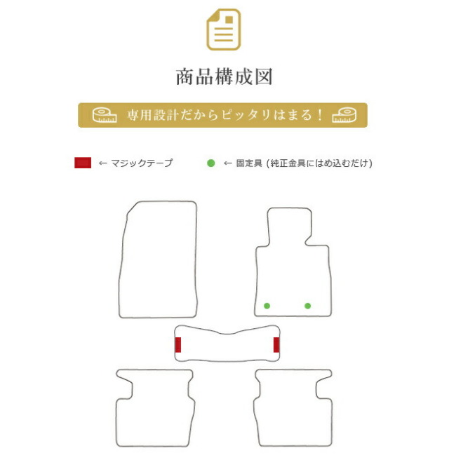 マツダ2フロアマットSTDマットDJ系フロアマット純正TYPEmazda2内