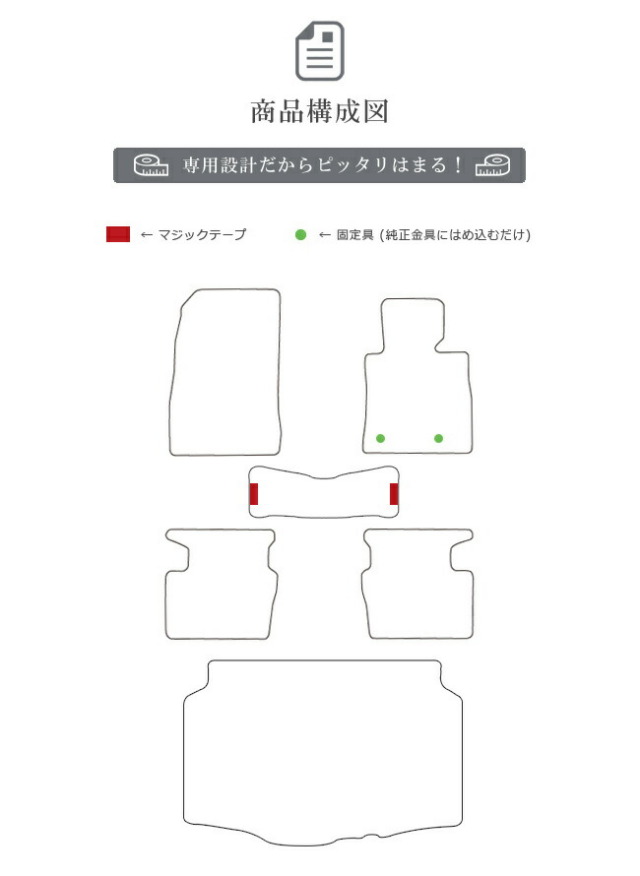 マツダ2フロアマットラゲッジマットセットLXマットDJ系純正TYPEm