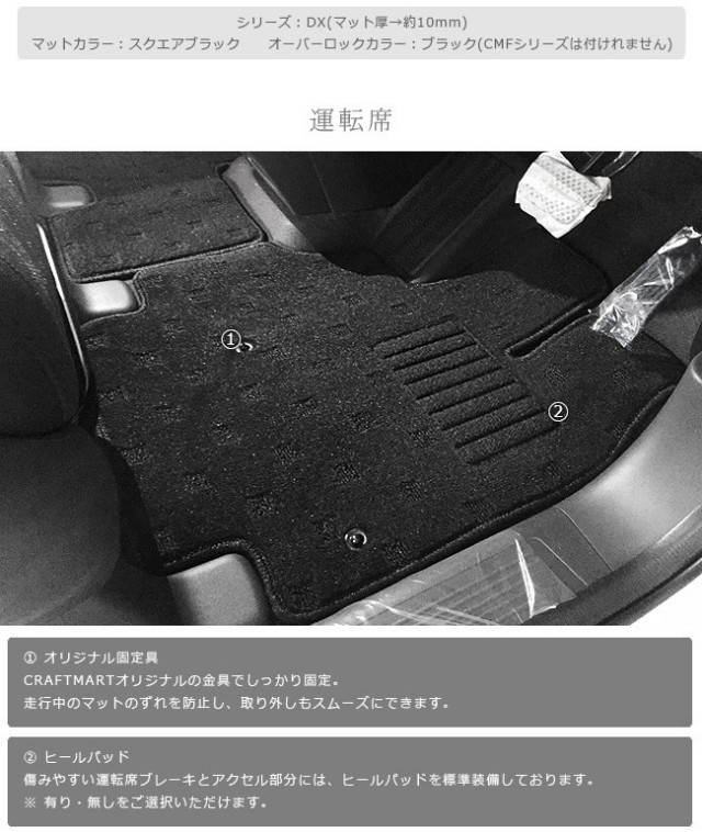 【11/15月までポイント5倍-抽選で3名…】フリードフロアマットDX