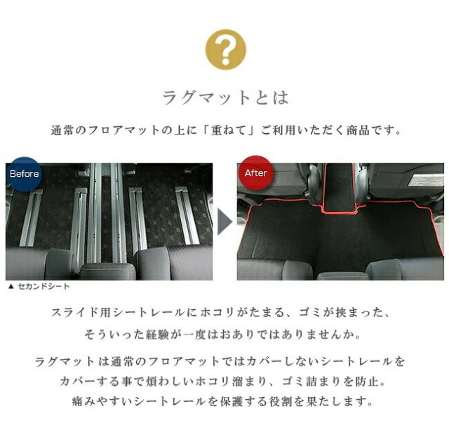 日産C27系セレナイーパワーセカンドラグマットウォークスルーマッ
