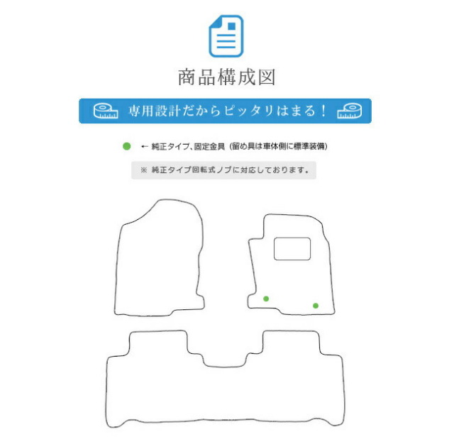 トヨタ60系ハリアーフロアマットSTDマットZSU60ZSU65WASU60WASU6