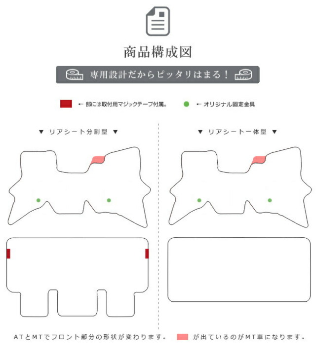 スズキエブリイバンフロアマットLXマットDA64V車1台分マット純正