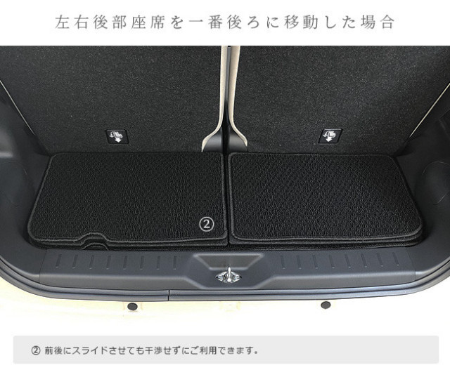 ムーヴキャンバス ラゲッジマット DXマット LA800S LA810S カーマット