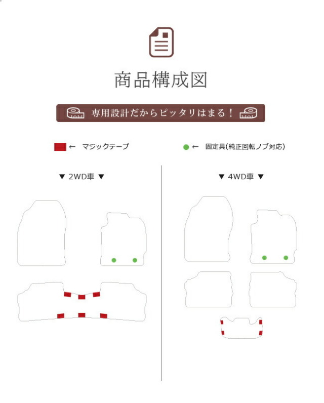 トヨタオーリスフロアマットDXマットH24/8～H27/4～車1台分フロア