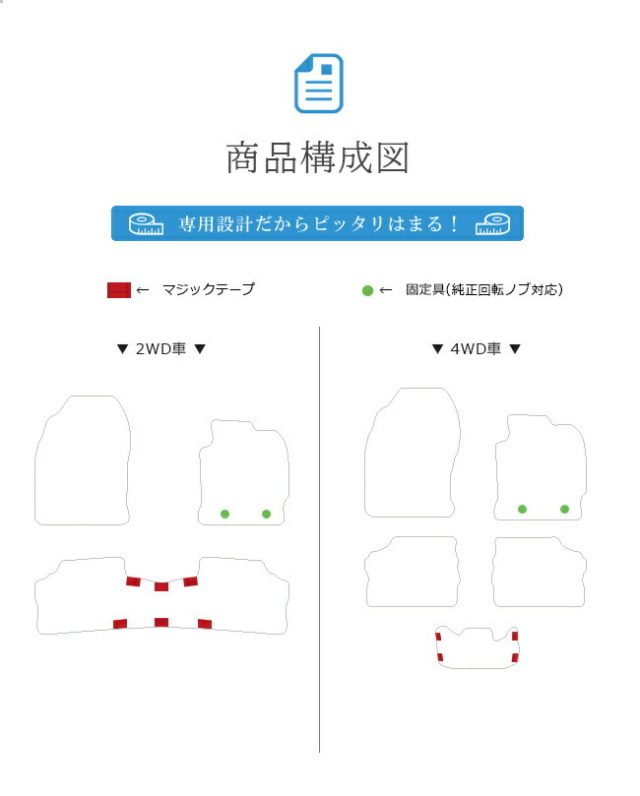 トヨタオーリスフロアマットSTDマットH24/8～H27/4～車1台分フロ