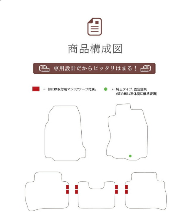 日産ウイングロードフロアマットDXマットH17/11～2WD/4WD車1台分