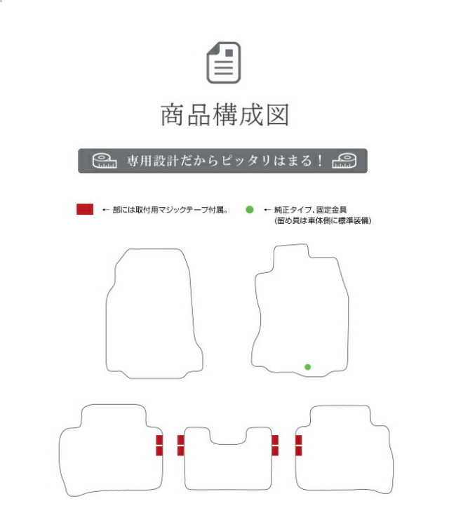 日産ウイングロードフロアマットLXマットH17/11～2WD/4WD車1台分
