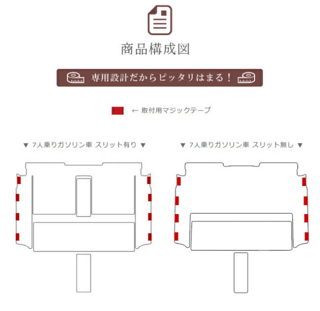 トヨタヴォクシーノア80系VOXYNOAHセカンドラグマットフルカバー