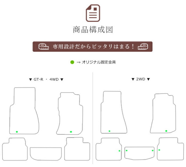 NISSANSKYLINER32スカイライン日産クーペセダンSTDマットフロアマ