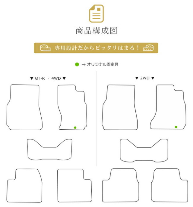 NISSANSKYLINER32スカイライン日産クーペセダンPMマットフロアマ