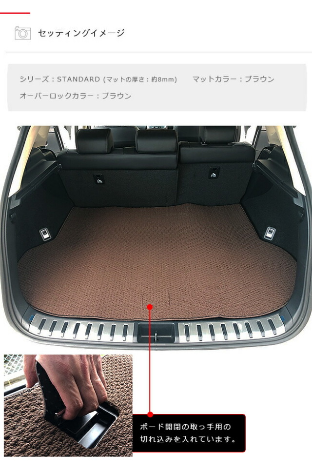 レクサスNX ラゲッジマット 10系 STDシリーズ AYZ10 AYZ15 AGZ10 AGZ15
