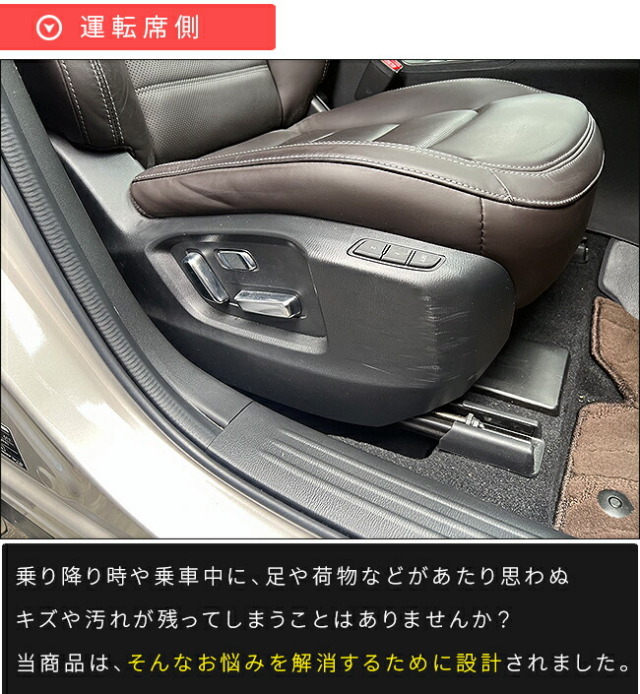 マツダCX-5KF系ガードマットフロントシートサイド用キックガード