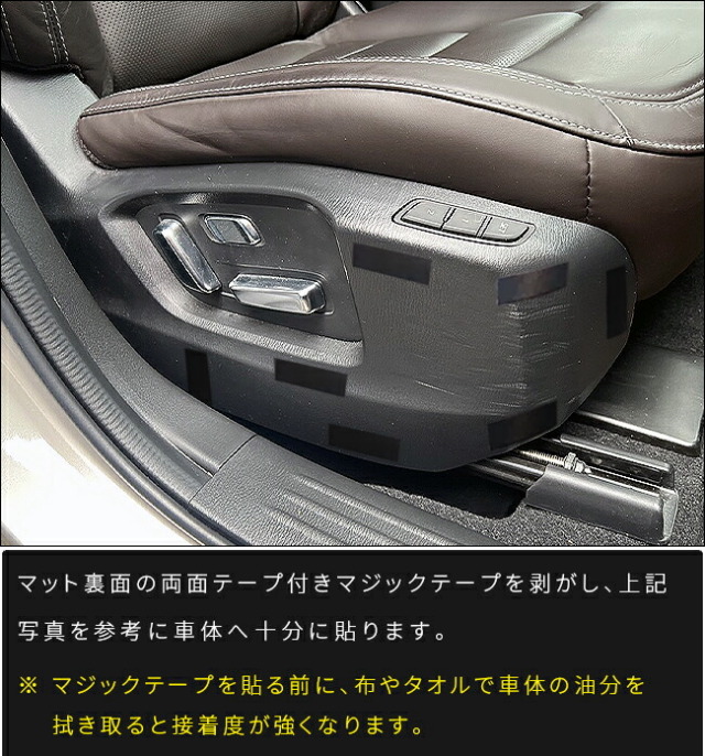 マツダCX-5KF系ガードマットフロントシートサイド用キックガード