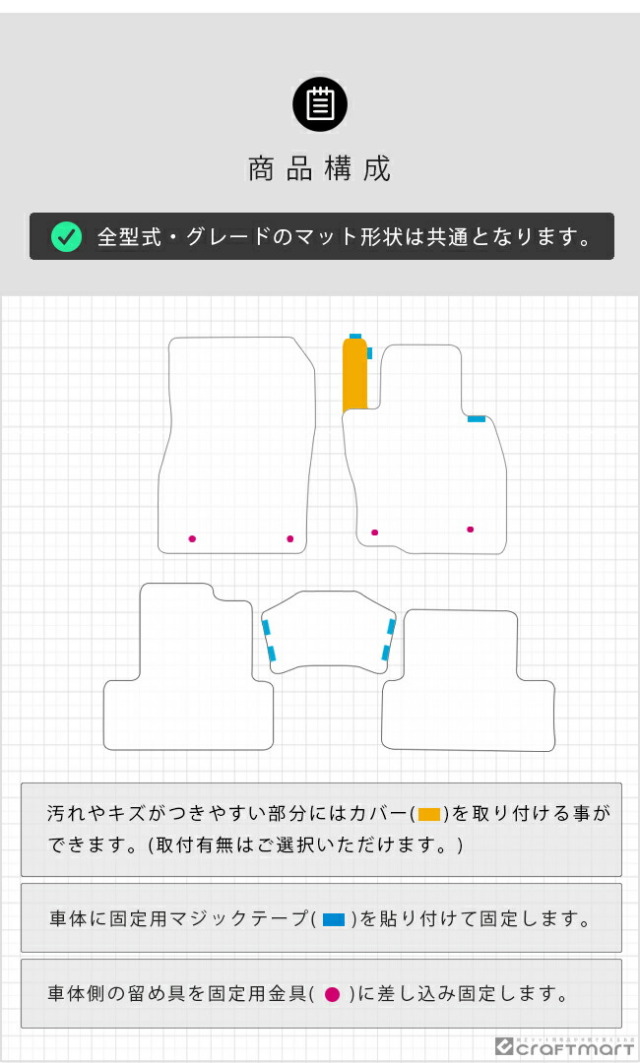 マツダCX-60フロアマットNAシリーズKHカーマットMAZDACX60車用品