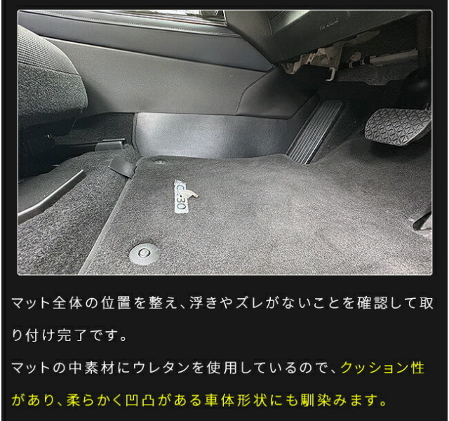 マツダCX-30DM系ガードマットキックガードセンターコンソール下用